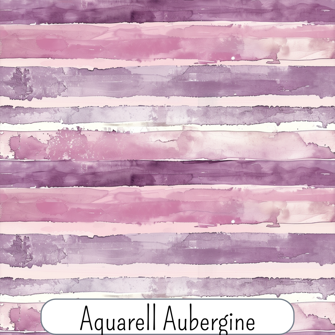 Aquarellstreifen Aubergine