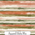 Aquarellstreifen Boho Mix