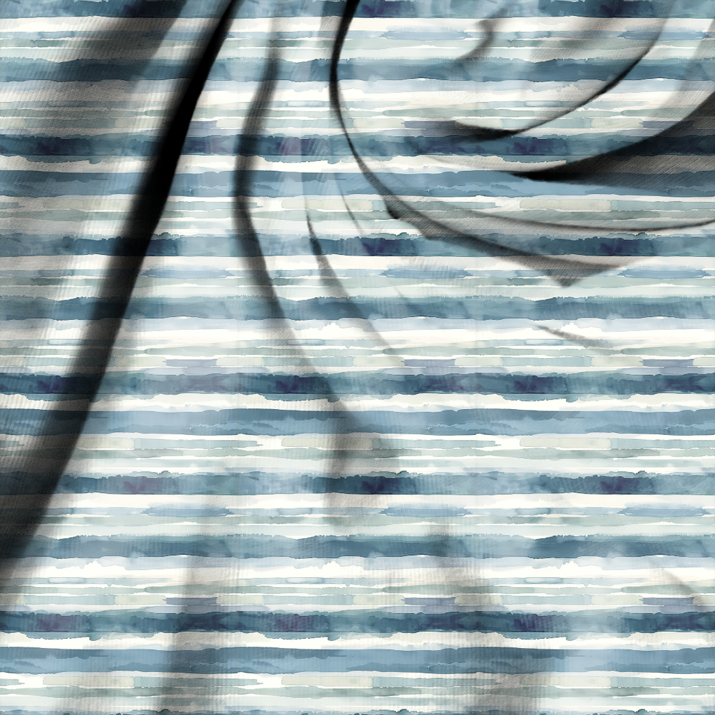 Aquarellstreifen Indigoblau