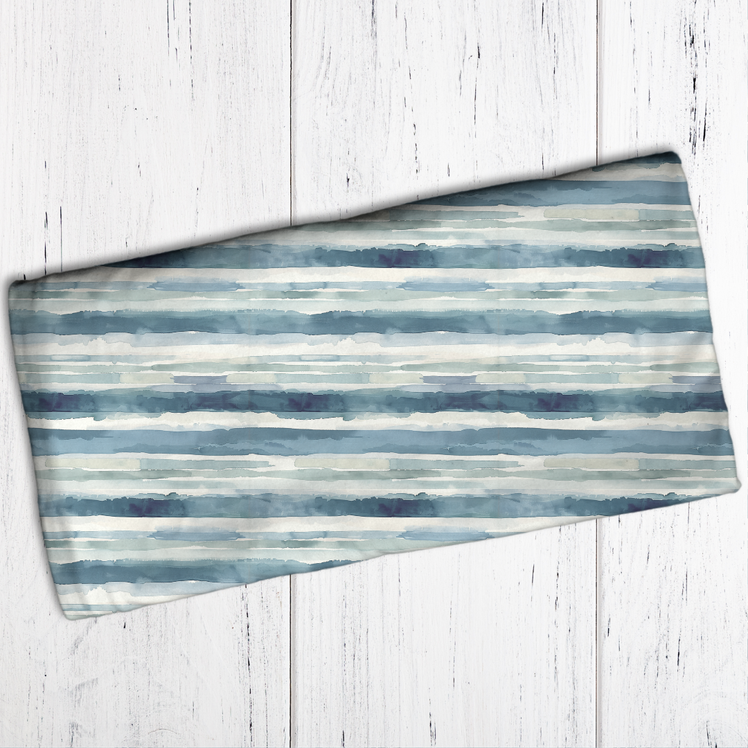 Aquarellstreifen Indigoblau