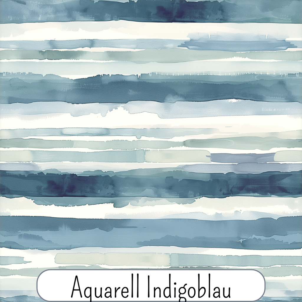 Aquarellstreifen Indigoblau