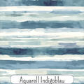 Aquarellstreifen Indigoblau