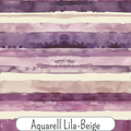 Aquarellstreifen Lila-Beige