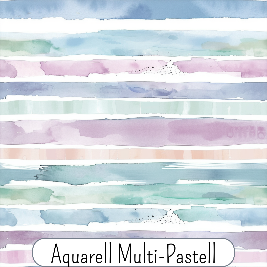 Aquarellstreifen Multi-Pastell