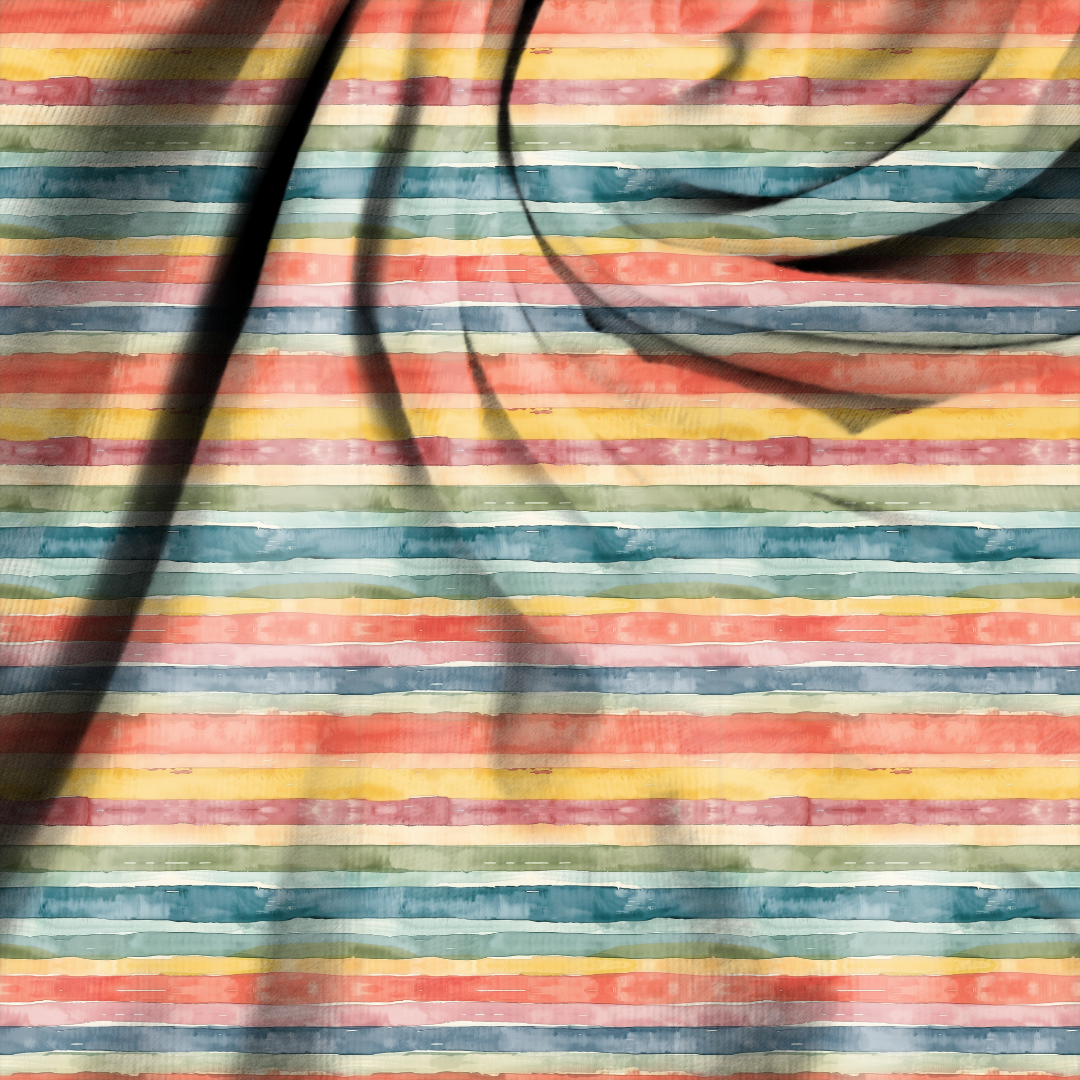 Aquarellstreifen Rainbow