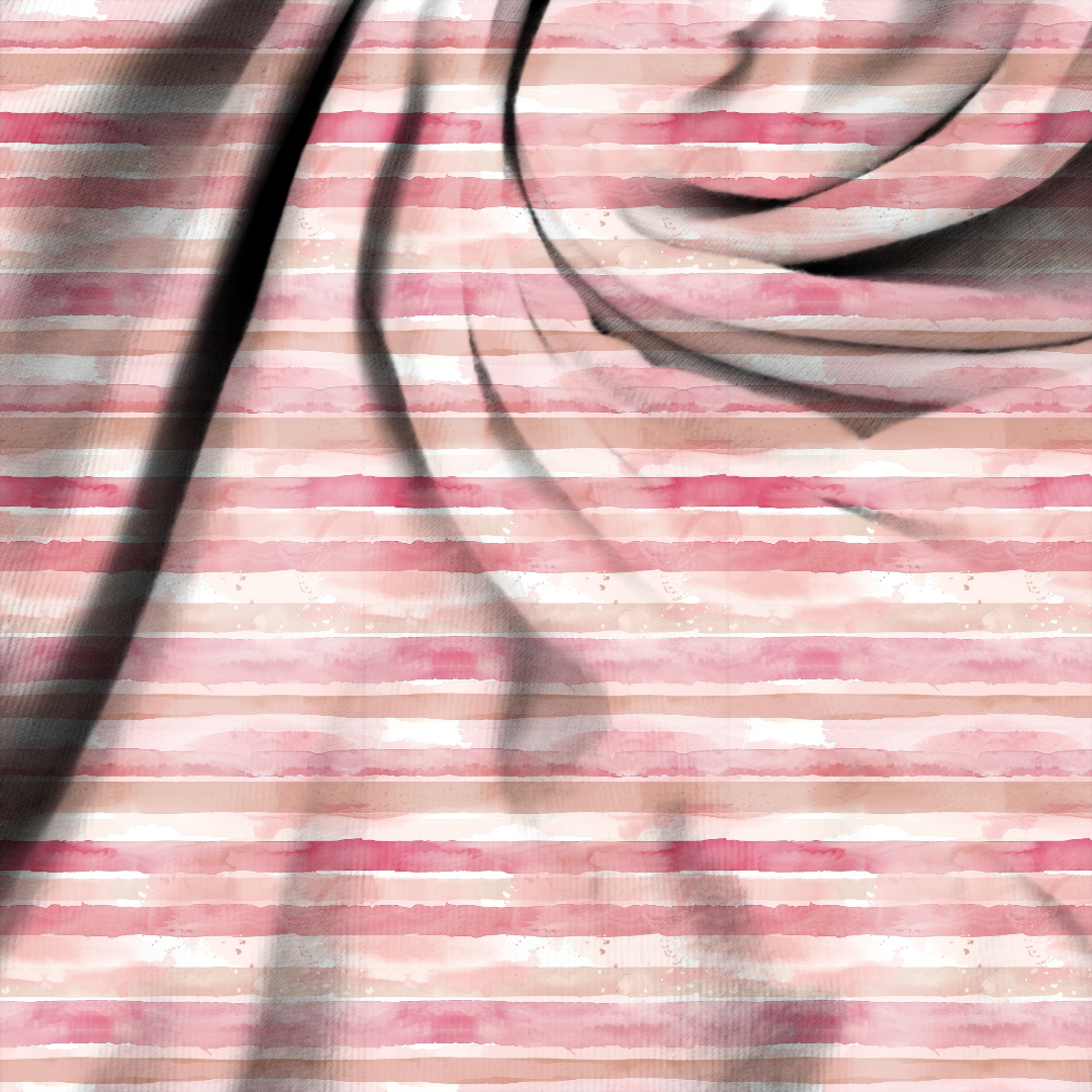 Aquarellstreifen Rosa