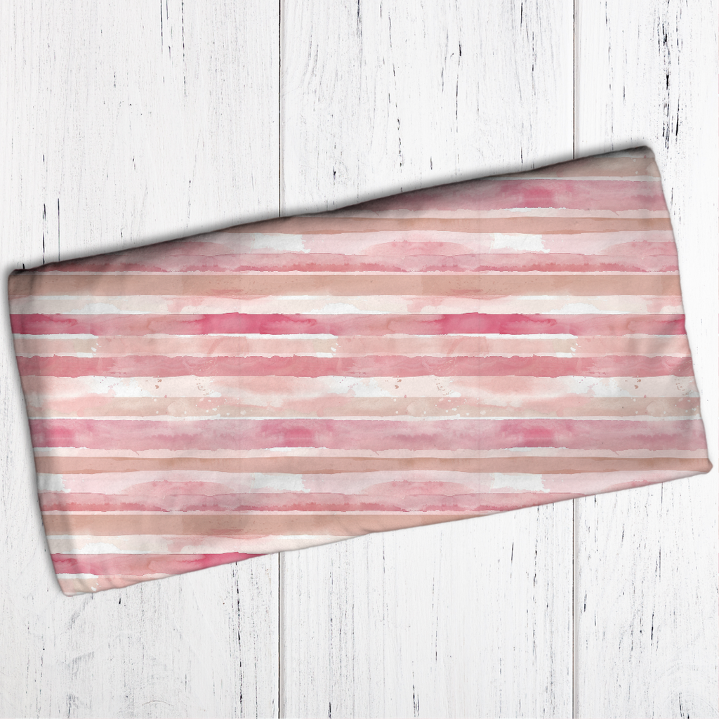 Aquarellstreifen Rosa