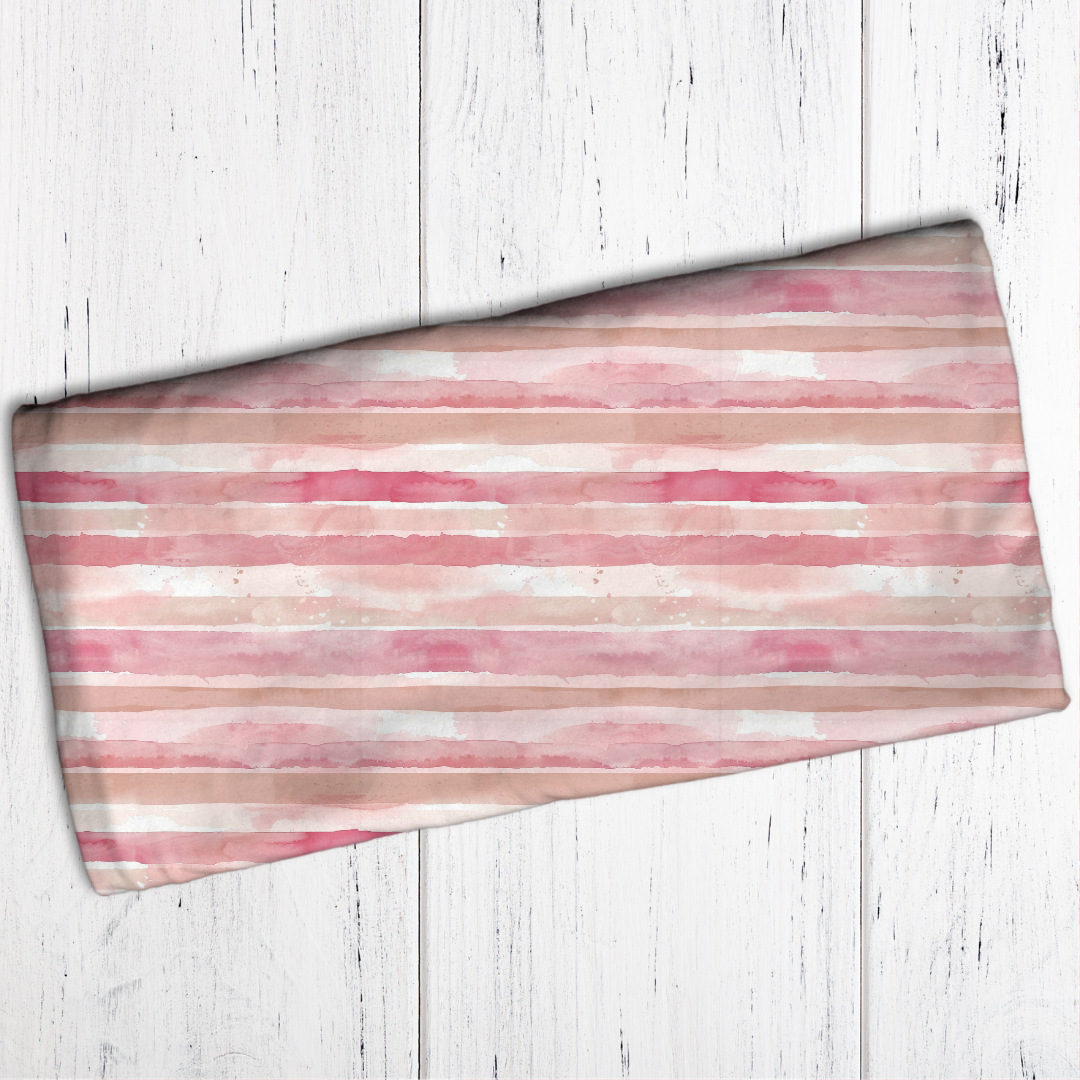 Aquarellstreifen Rosa