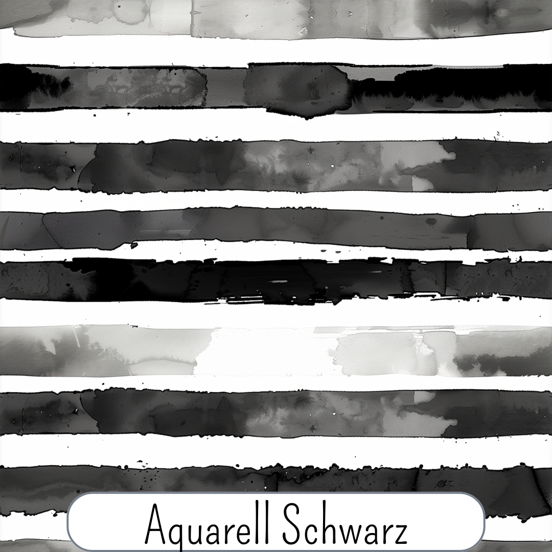 Aquarellstreifen Schwarz