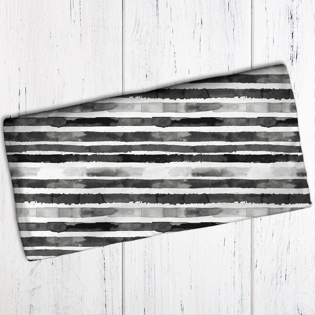 Aquarellstreifen Schwarz