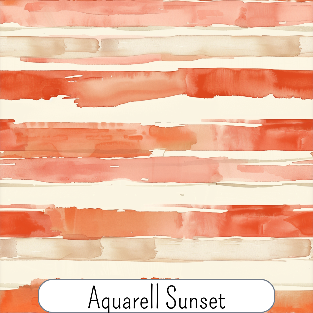 Aquarellstreifen Sunset