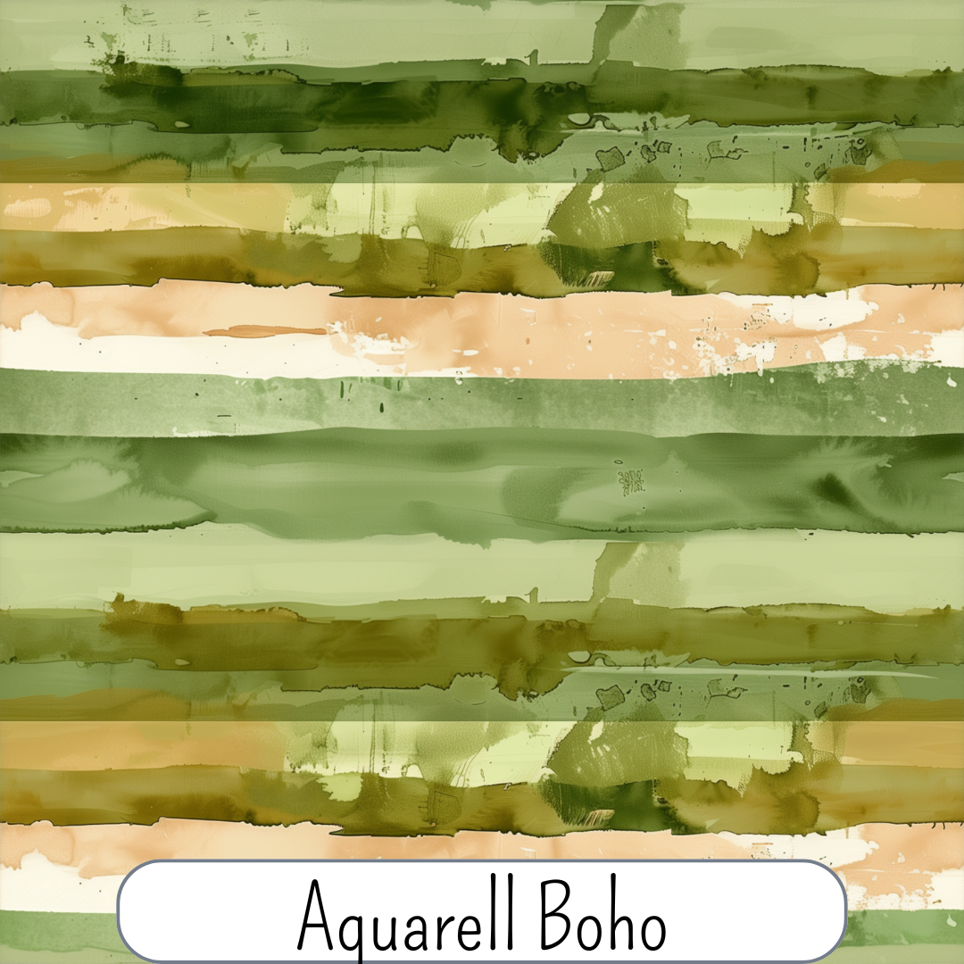 Aquarellstreifen Boho