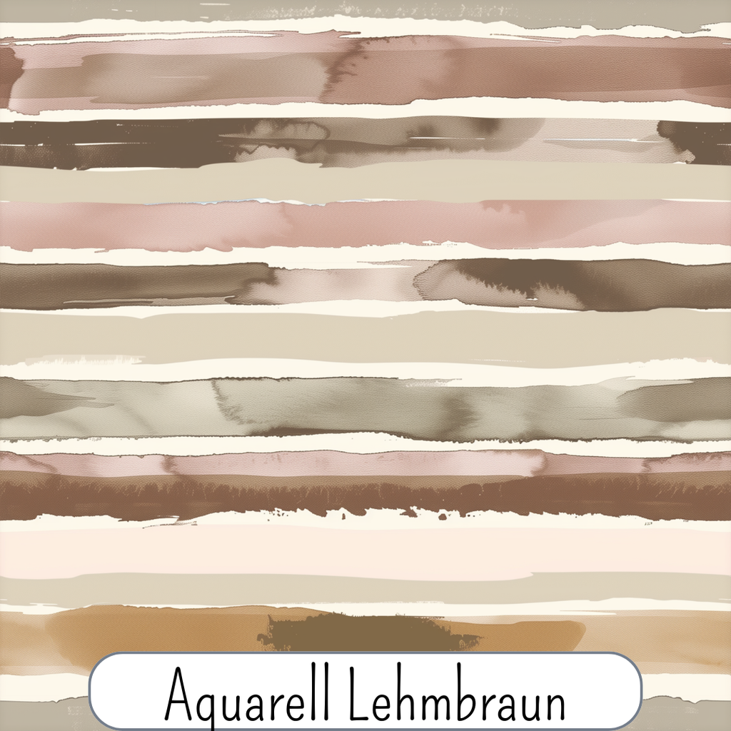 Aquarellstreifen Lehmbraun