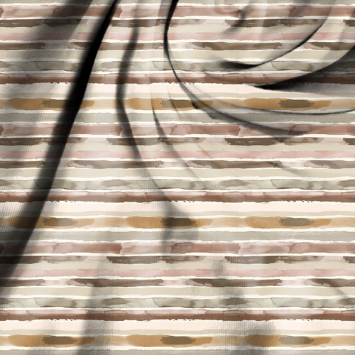 Aquarellstreifen Lehmbraun