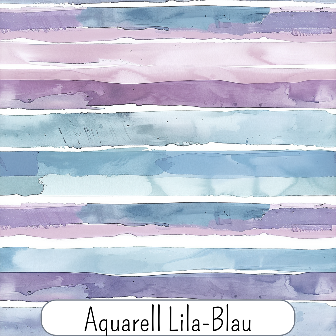 Aquarellstreifen Lila-Blau