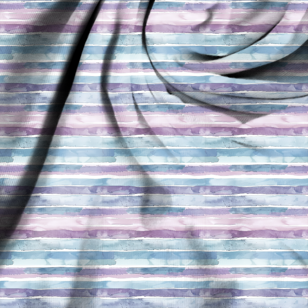 Aquarellstreifen Lila-Blau