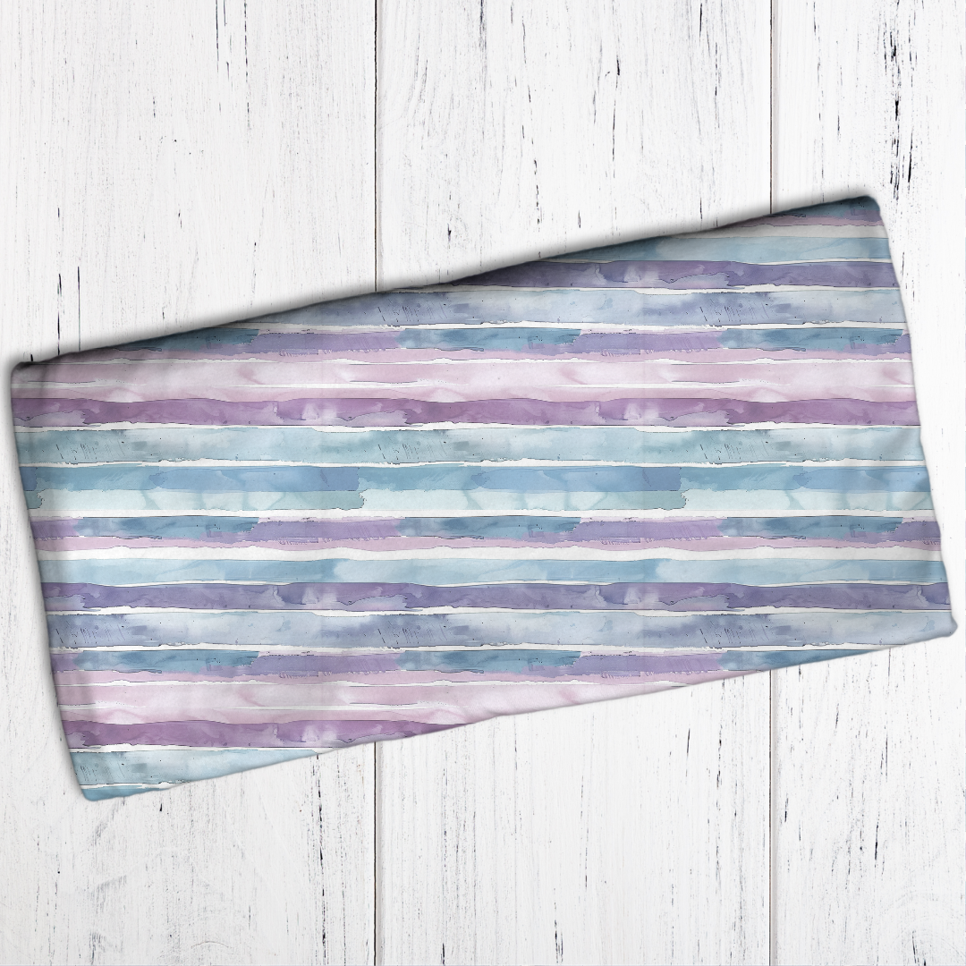 Aquarellstreifen Lila-Blau
