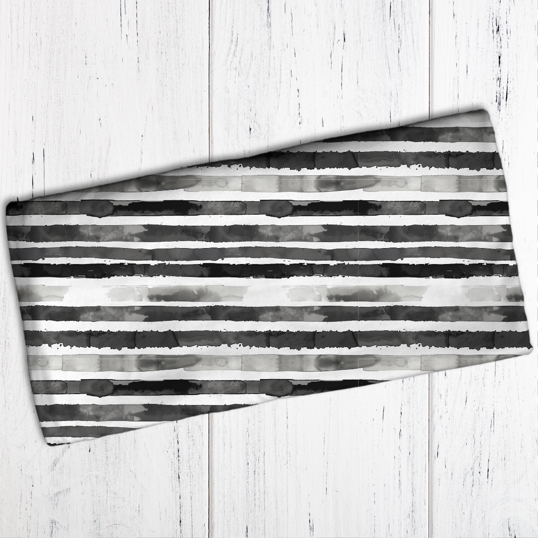 Aquarellstreifen Schwarz