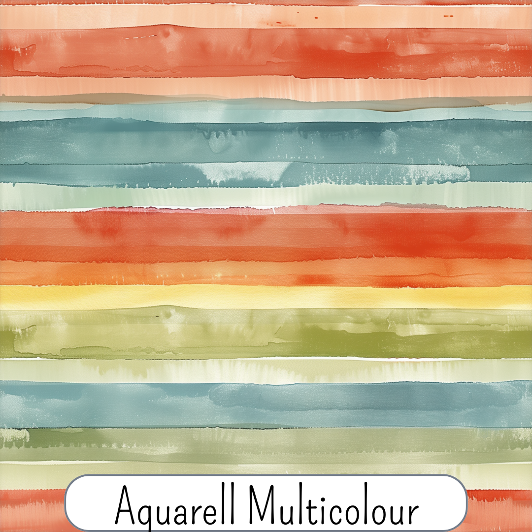 Aquarellstreifen Multicolour