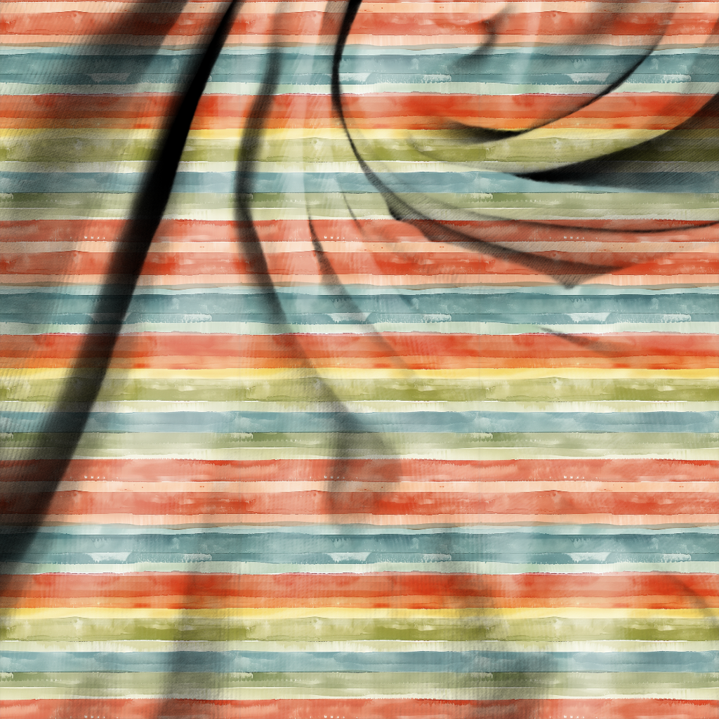 Aquarellstreifen Multicolour