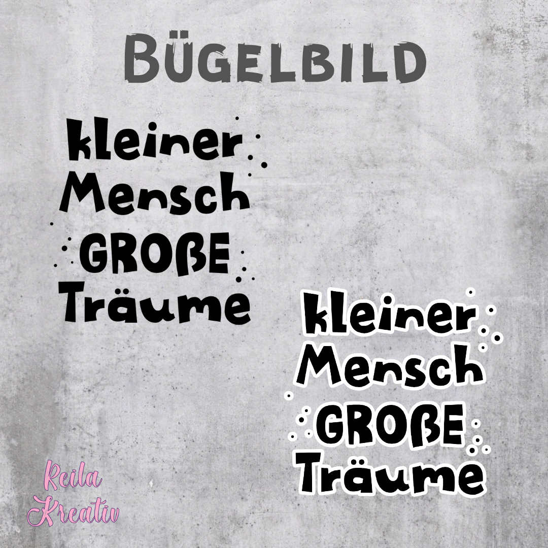 kleiner Mensch - GROßE Träume
