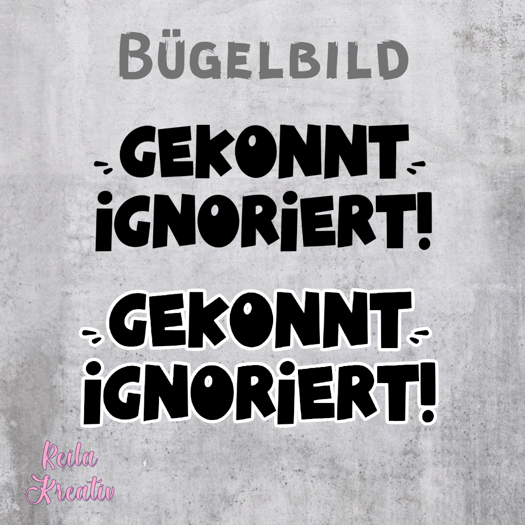 Gekonnt ignoriert