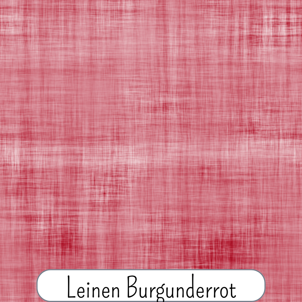 Leinen Burgunderrot