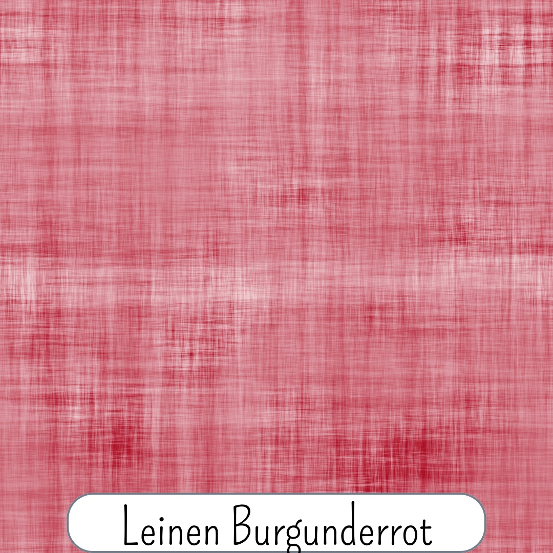 Leinen Burgunderrot