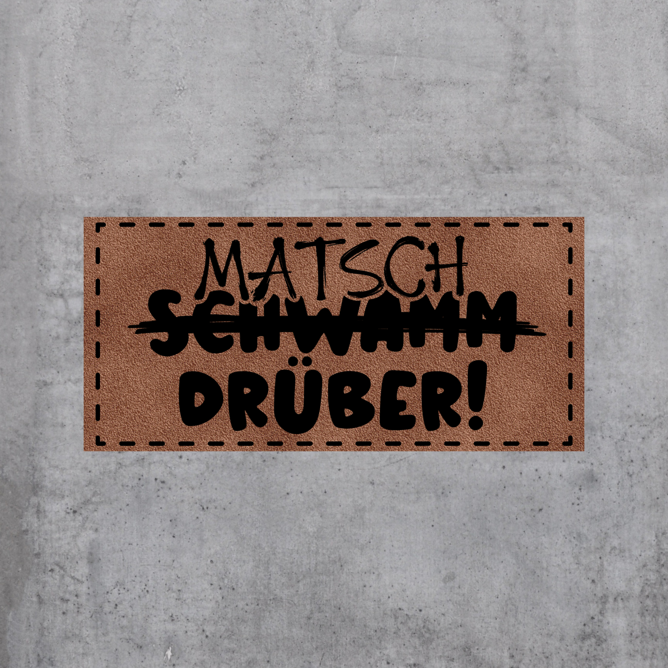 Matsch drüber
