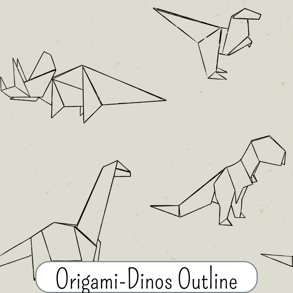Origami-Dinos (Outline)